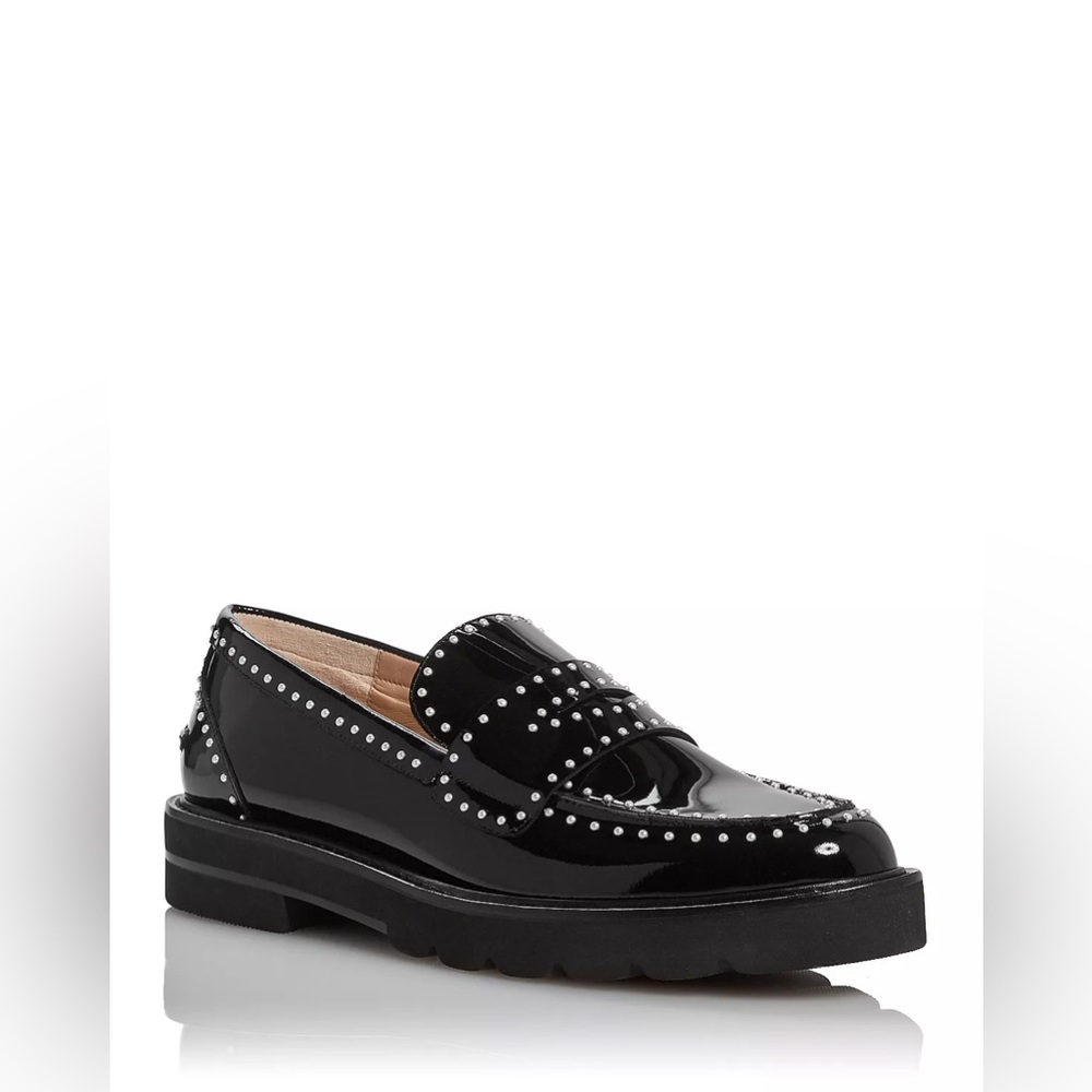 Stuart Weitzman Women's Parker Embellished Penny Loafers
